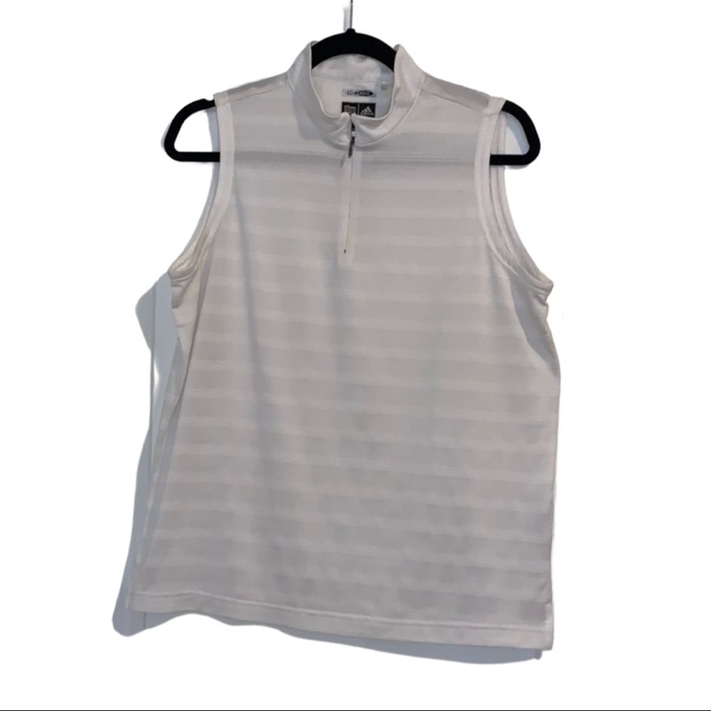 Adidas climacool sleeveless tank with collar